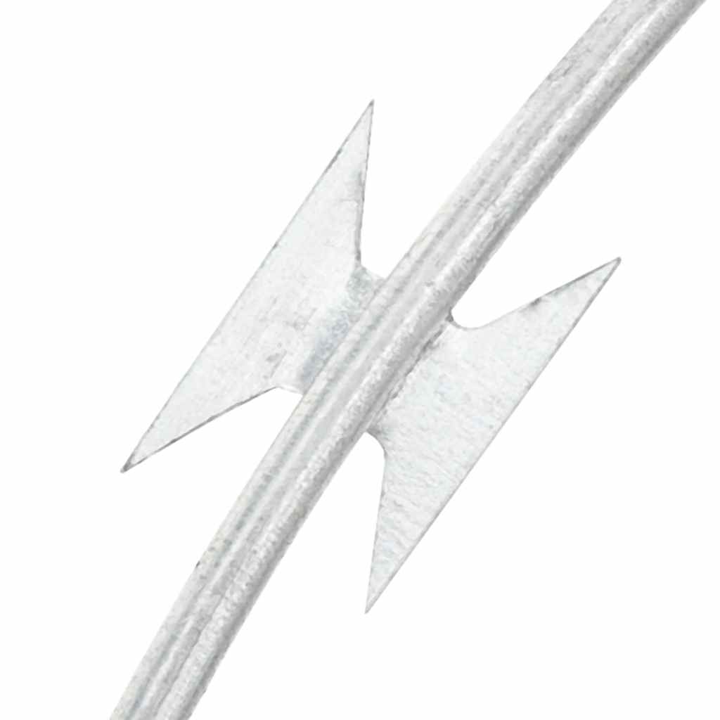 vidaXL NATO-Stacheldraht Verzinkter Stahl 300 m
