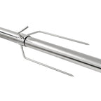vidaXL Automatischer Grillspieß mit Motor Edelstahl 207×45×81 cm