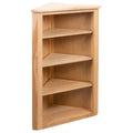 vidaXL Eckregal 59x36x100 cm Massivholz Eiche