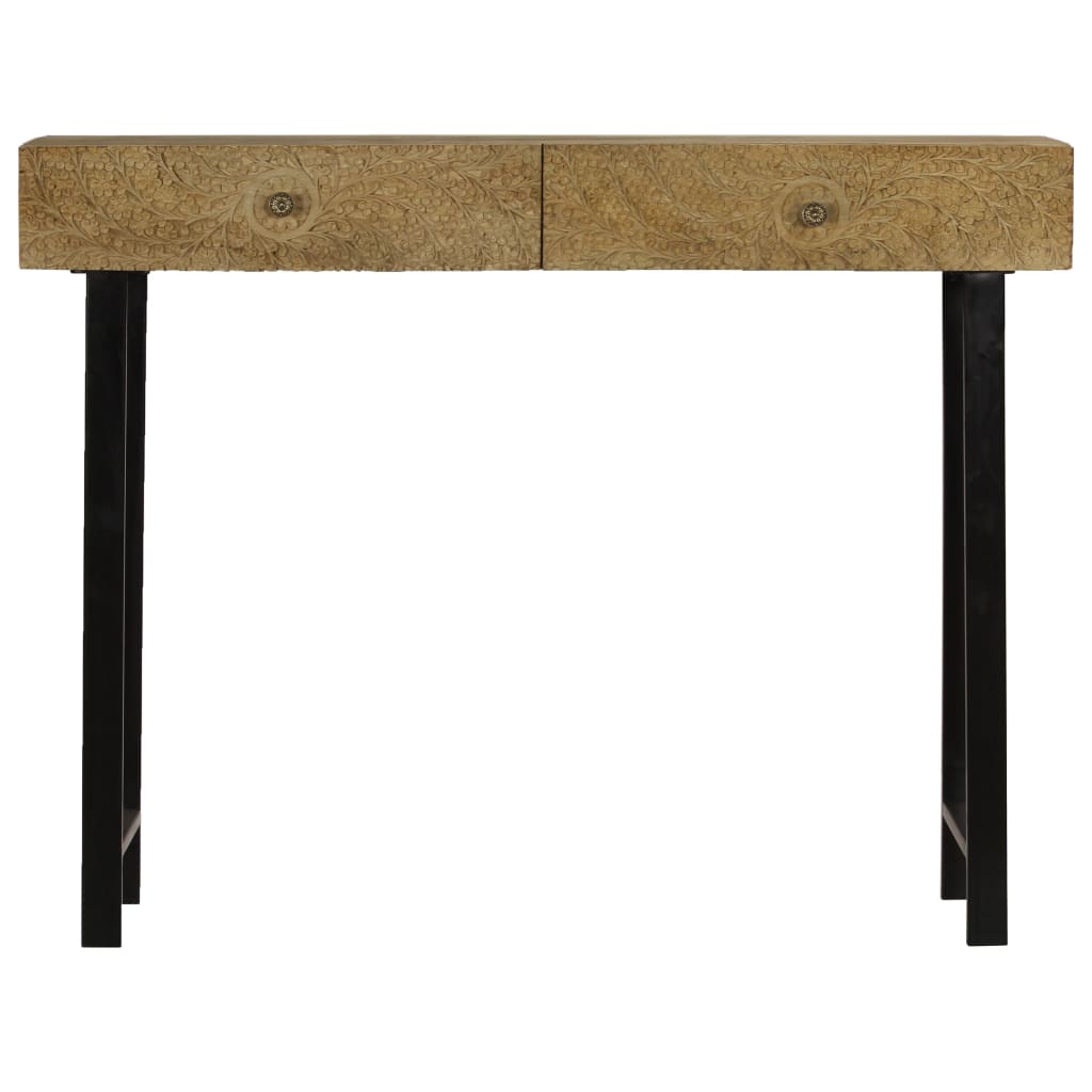 vidaXL Konsolentisch Massivholz Mango 102x30x79 cm