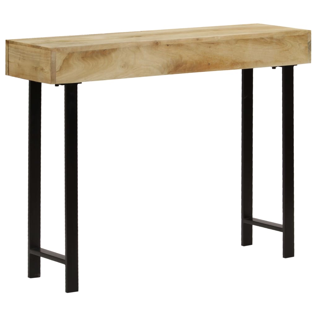 vidaXL Konsolentisch Massivholz Mango 102x30x79 cm