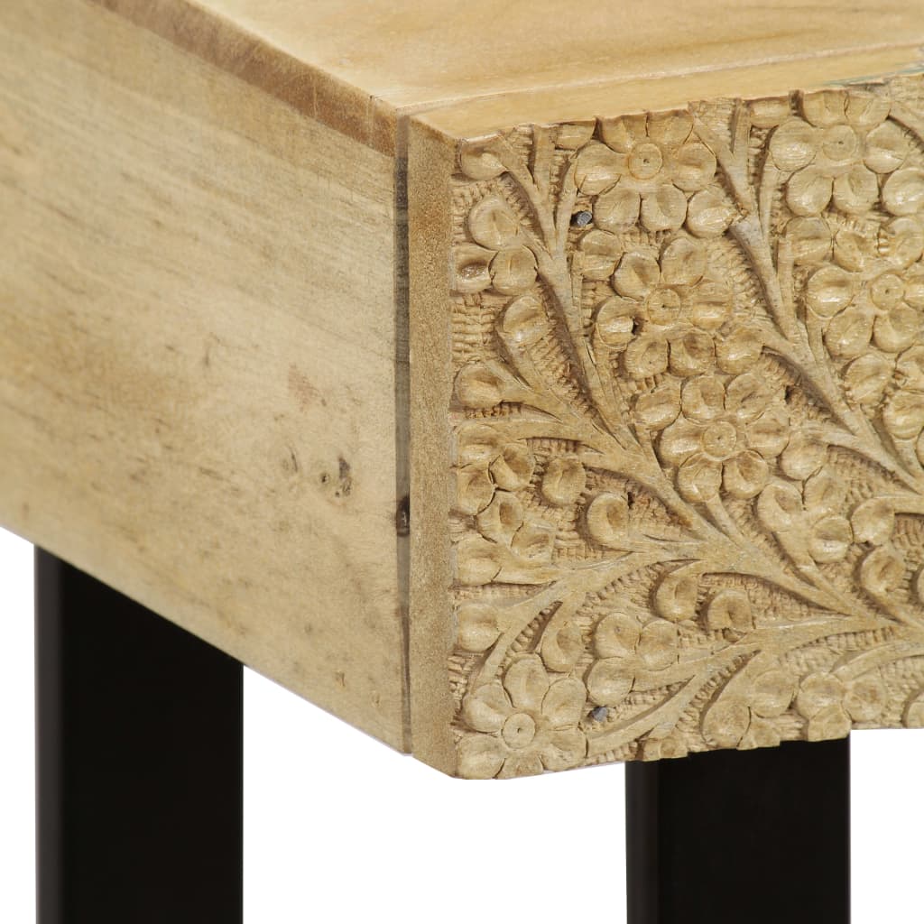 vidaXL Konsolentisch Massivholz Mango 102x30x79 cm