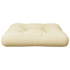 vidaXL Palettenkissen Sandfarben 58x58x10 cm Stoff