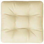vidaXL Palettenkissen Sandfarben 58x58x10 cm Stoff