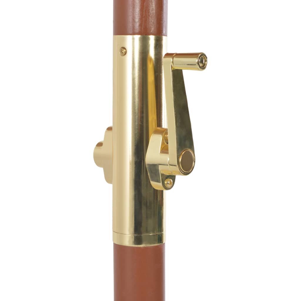 vidaXL Sonnenschirm mit Holz-Mast 300 cm Terrakotta