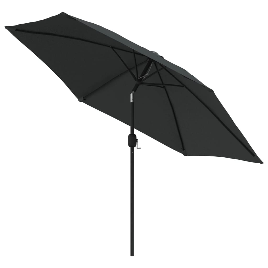 vidaXL Sonnenschirm mit Metall-Mast 300 cm Anthrazit