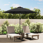 vidaXL Sonnenschirm mit Metall-Mast 300 cm Anthrazit