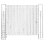 vidaXL Zaunpfosten 2 pcs Silber 20 x 20 x 190 cm Metall