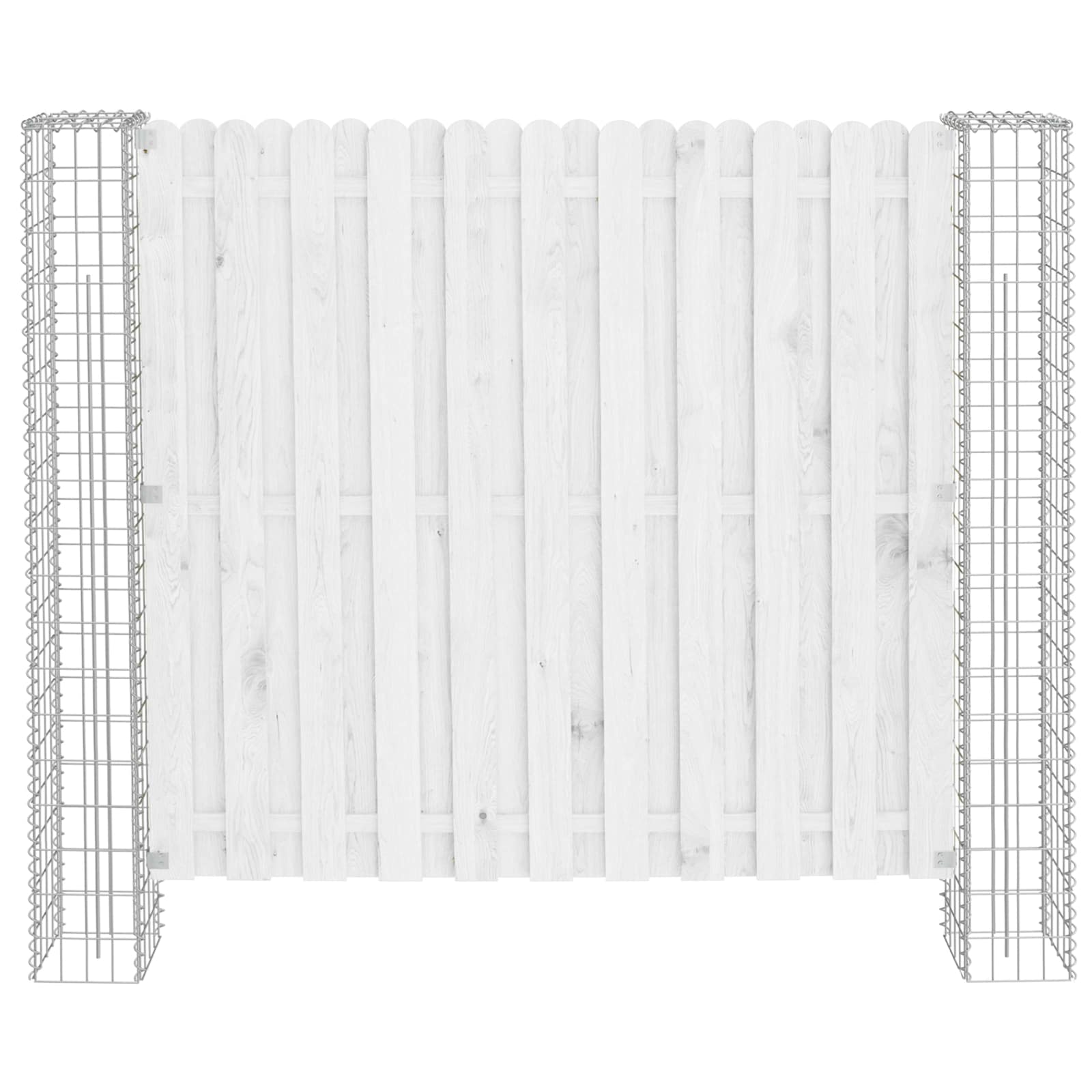 vidaXL Zaunpfosten 2 pcs Silber 20 x 20 x 190 cm Metall