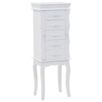 vidaXL Schmuckschrank Weiß