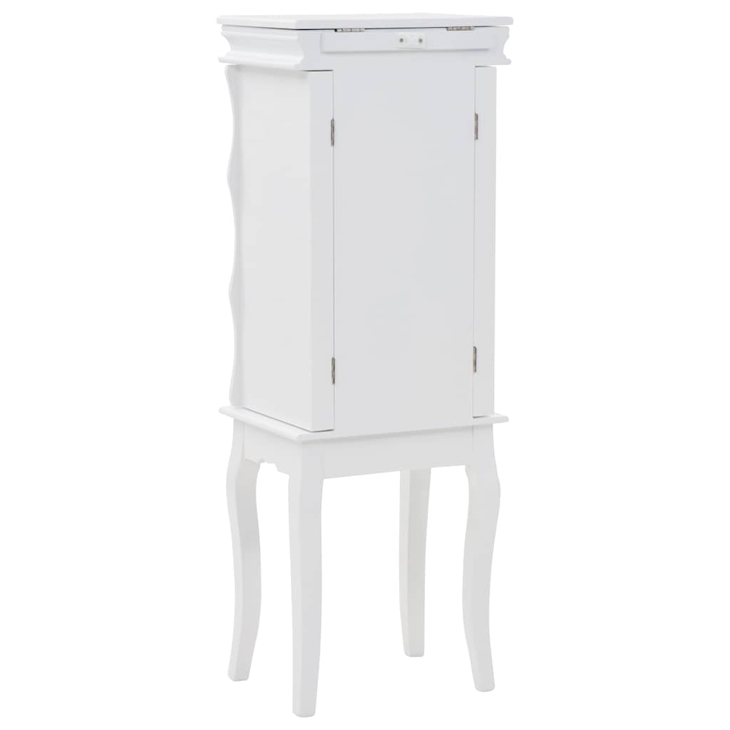 vidaXL Schmuckschrank Weiß