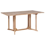 vidaXL 7-tlg. Garten-Essgruppe Klappbar Massivholz Teak