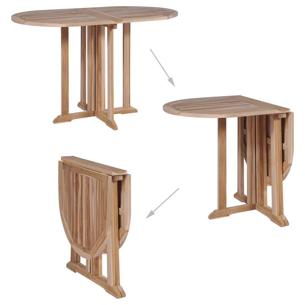 vidaXL Möbelset 5 pcs Braun