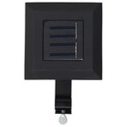 vidaXL Outdoor Solarleuchten 6 Stück LED Quadratisch 12 cm Schwarz
