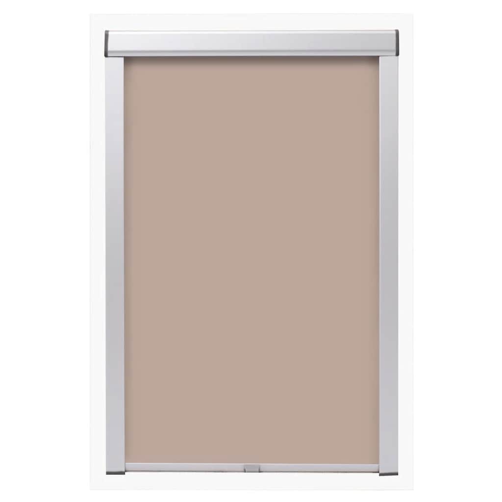 vidaXL Verdunkelungsrollo Beige CK04