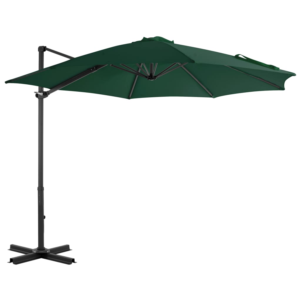 vidaXL Ampelschirm mit Aluminium-Mast 350 cm Anthrazit