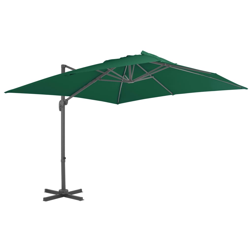 vidaXL Ampelschirm mit Aluminium-Mast 350 cm Anthrazit