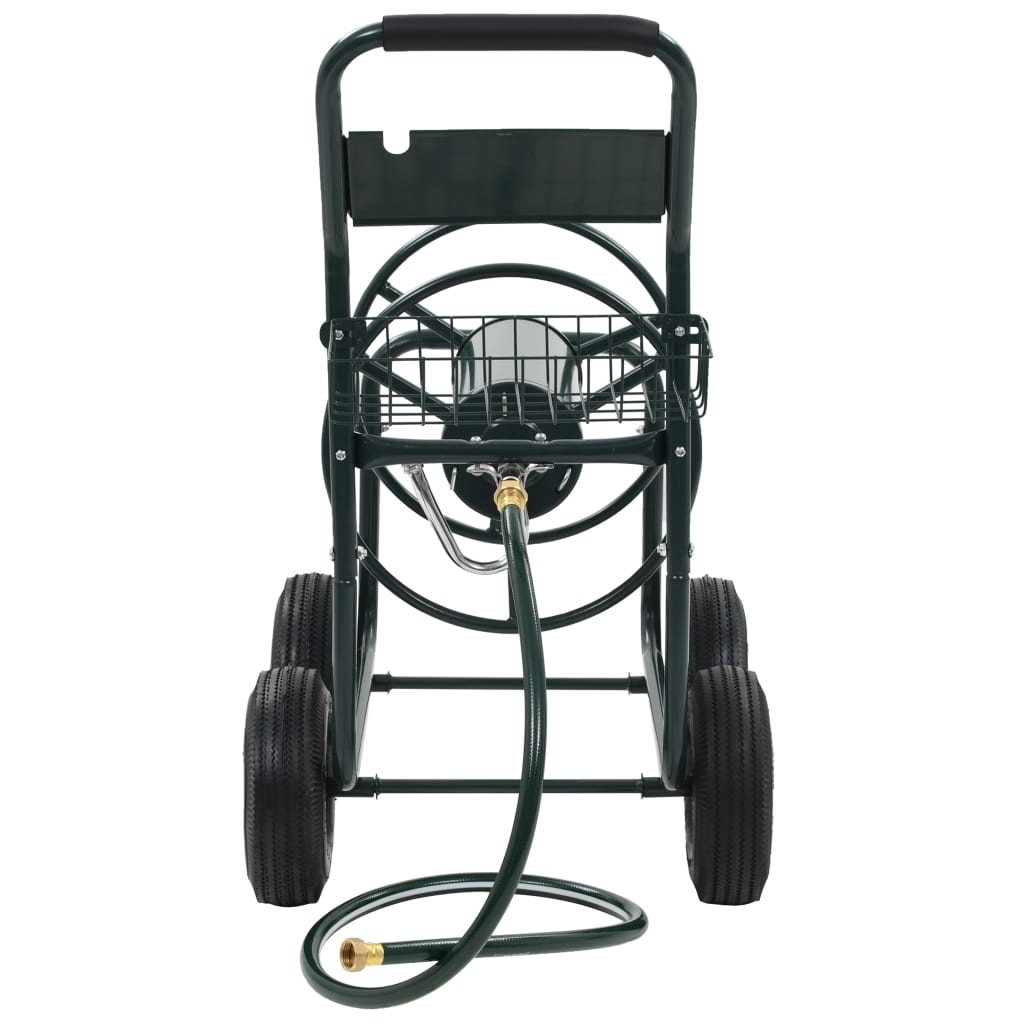vidaXL Gartenschlauchwagen mit 1/2" Schlauchanschluss 75 m Stahl
