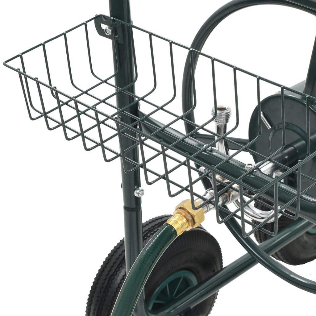 vidaXL Gartenschlauchwagen mit 1/2" Schlauchanschluss 75 m Stahl