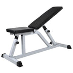 vidaXL Hantelbank mit Langhantel und Kurzhantel Set 60,5 kg