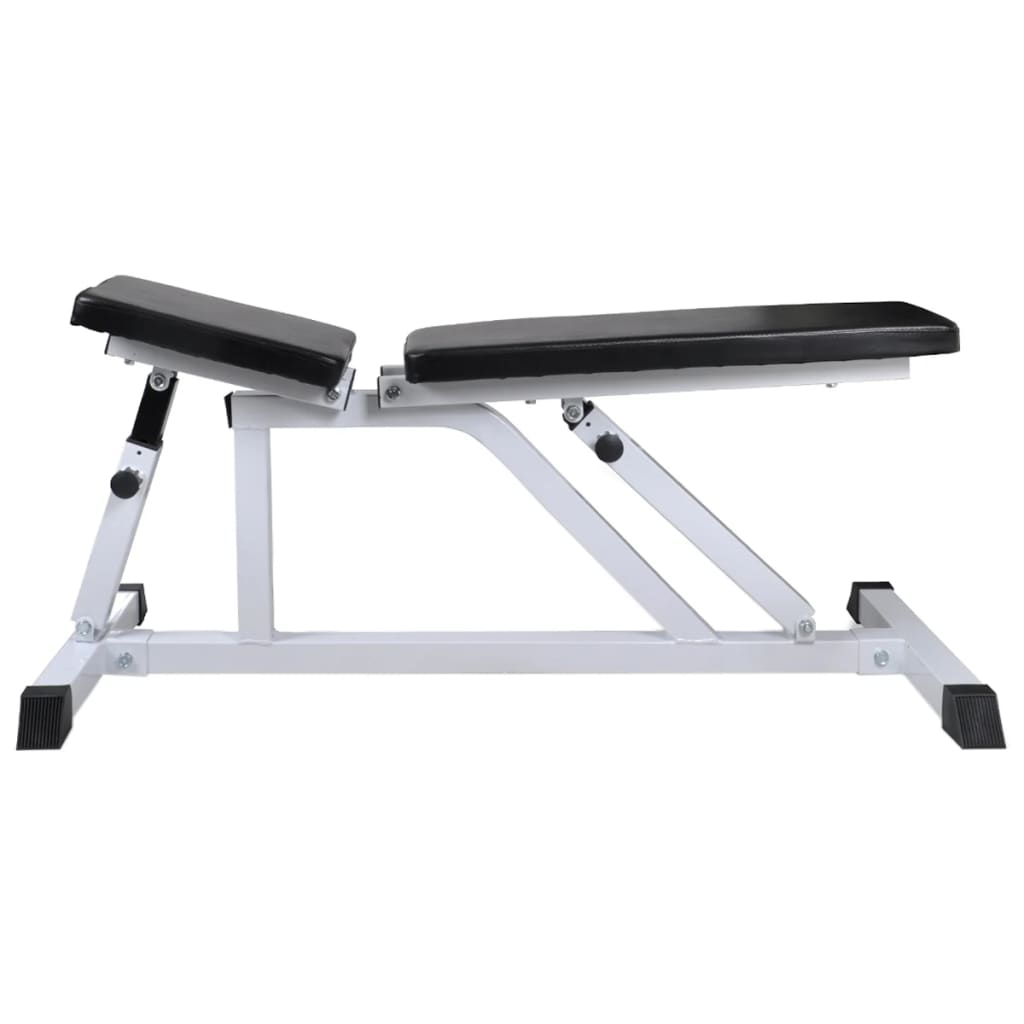 vidaXL Hantelbank mit Langhantel und Kurzhantel Set 60,5 kg