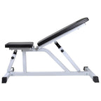 vidaXL Hantelbank mit Langhantel und Kurzhantel Set 60,5 kg