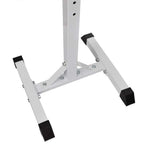 vidaXL Kniebeugen-/Langhantelständer mit Hantel-Set 60,5 kg
