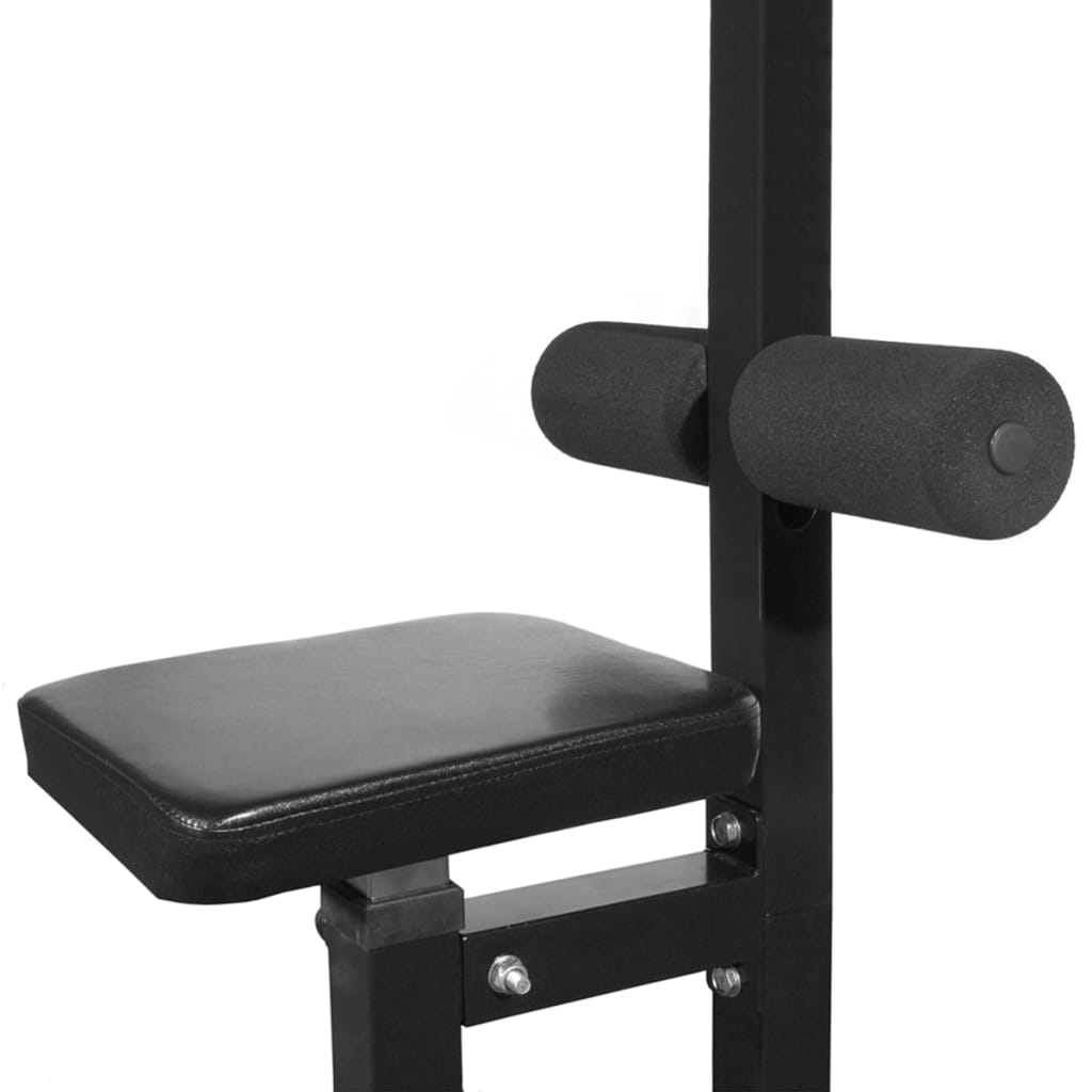 vidaXL Fitnessstation mit Gewichtsscheiben 40 kg