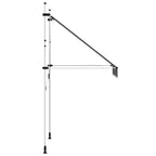 vidaXL Einziehbare Markise Handbetrieben 150 cm Anthrazit