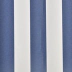 vidaXL Markisenbespannung Canvas Blau & Weiß 3,5x2,5 m
