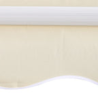 vidaXL Markisenbespannung Canvas Creme 3,5x2,5 m