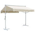vidaXL Freistehende Markise 3x3 m Creme