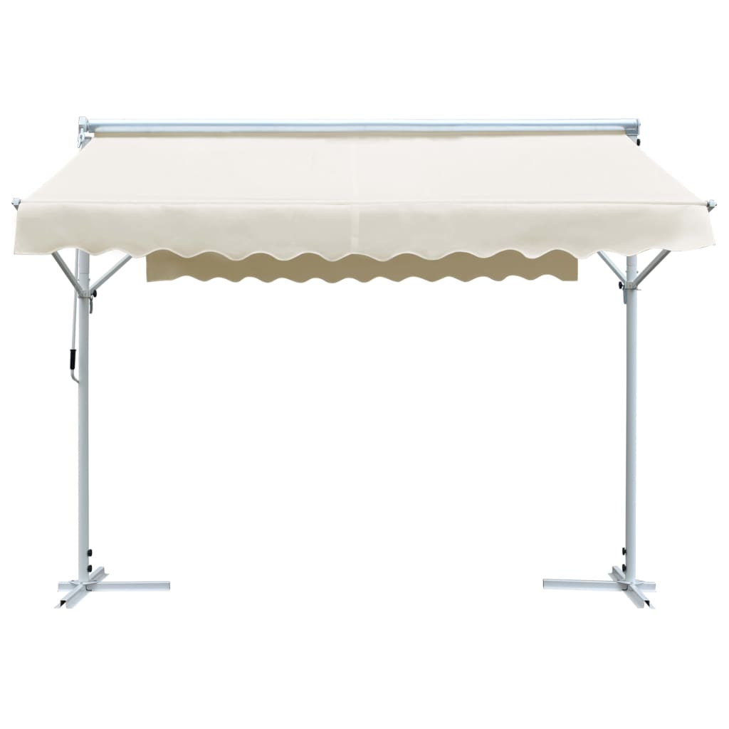 vidaXL Freistehende Markise 3x3 m Creme