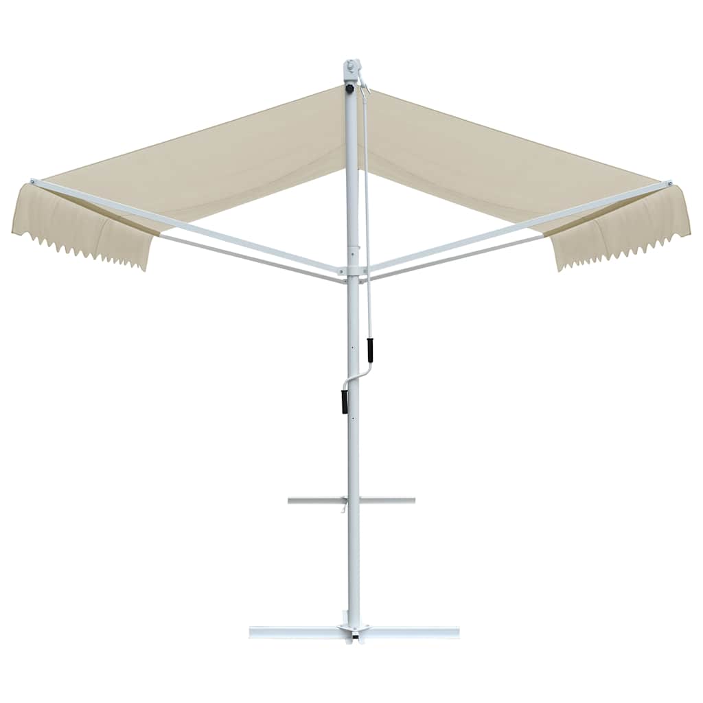 vidaXL Freistehende Markise 3x3 m Creme