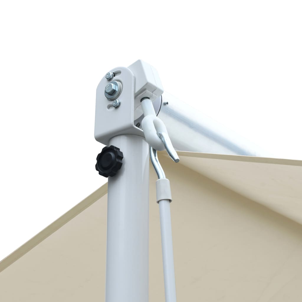 vidaXL Freistehende Markise 3x3 m Creme