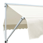 vidaXL Freistehende Markise Cremefarben 4 x 3 m