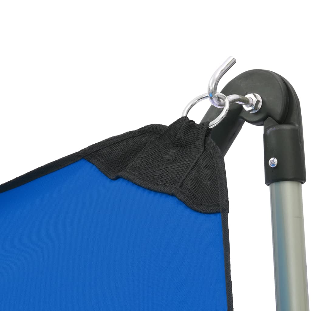 vidaXL Hängematte mit faltbarem Ständer Blau