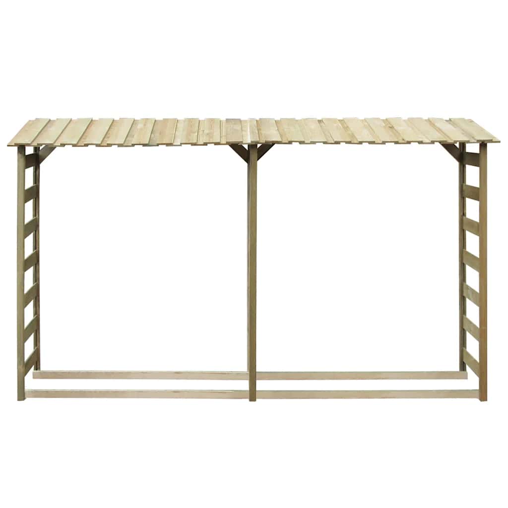 vidaXL Brennholz-Lagerschuppen 300×44×176 cm Imprägniertes Kiefernholz