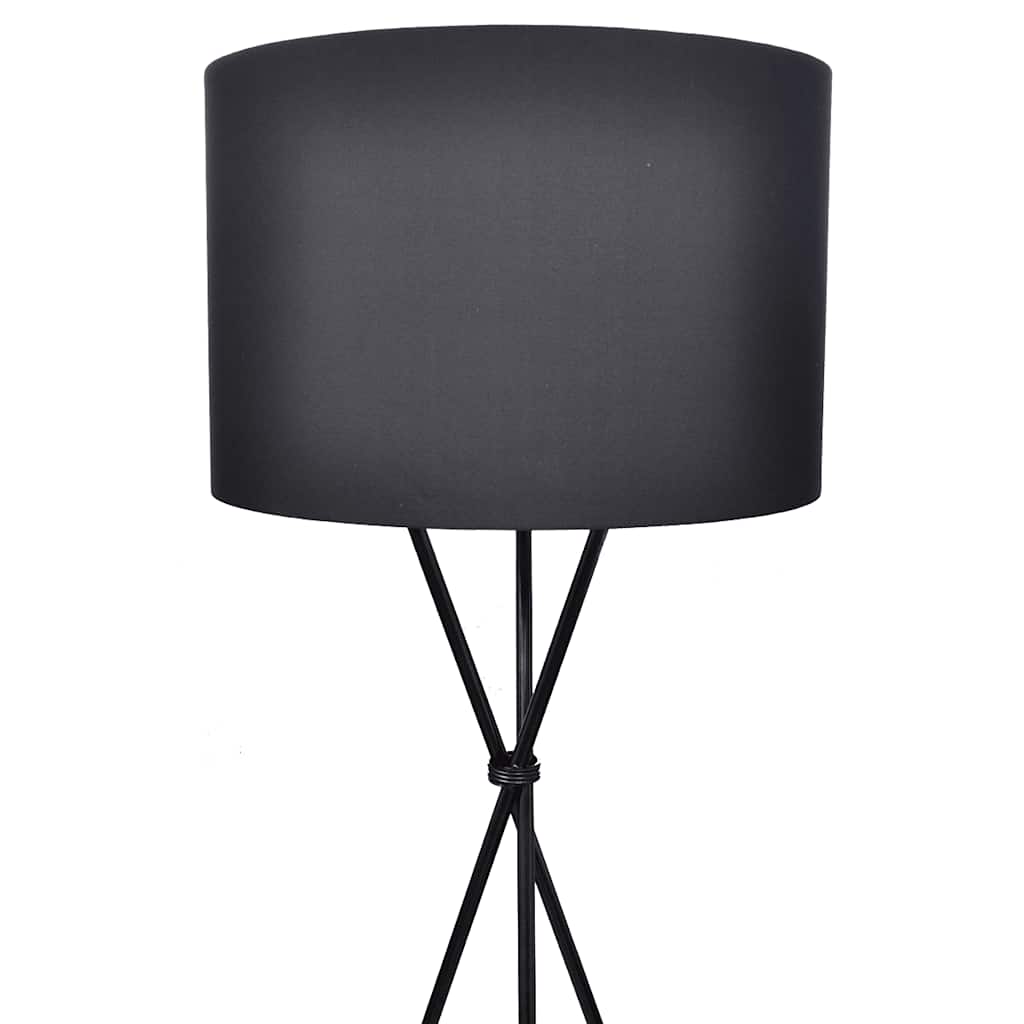 vidaXL Stehlampe mit Ständer Schwarz 139 cm