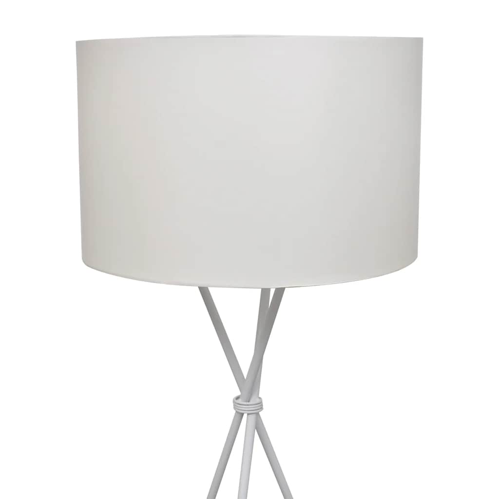 vidaXL Stehlampe mit Ständer Schwarz 139 cm