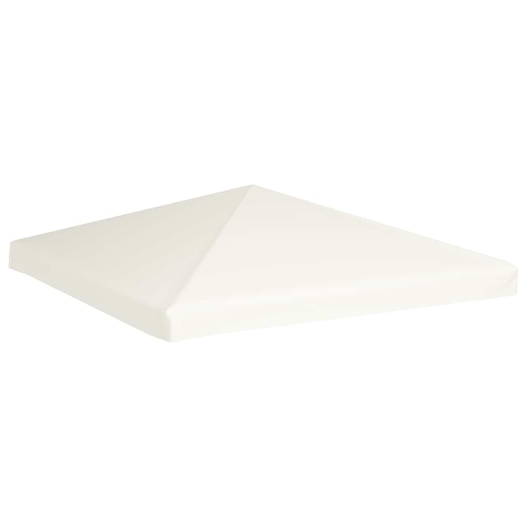 vidaXL Pavillondach 310 g/m² 3x3 m Cremeweiß