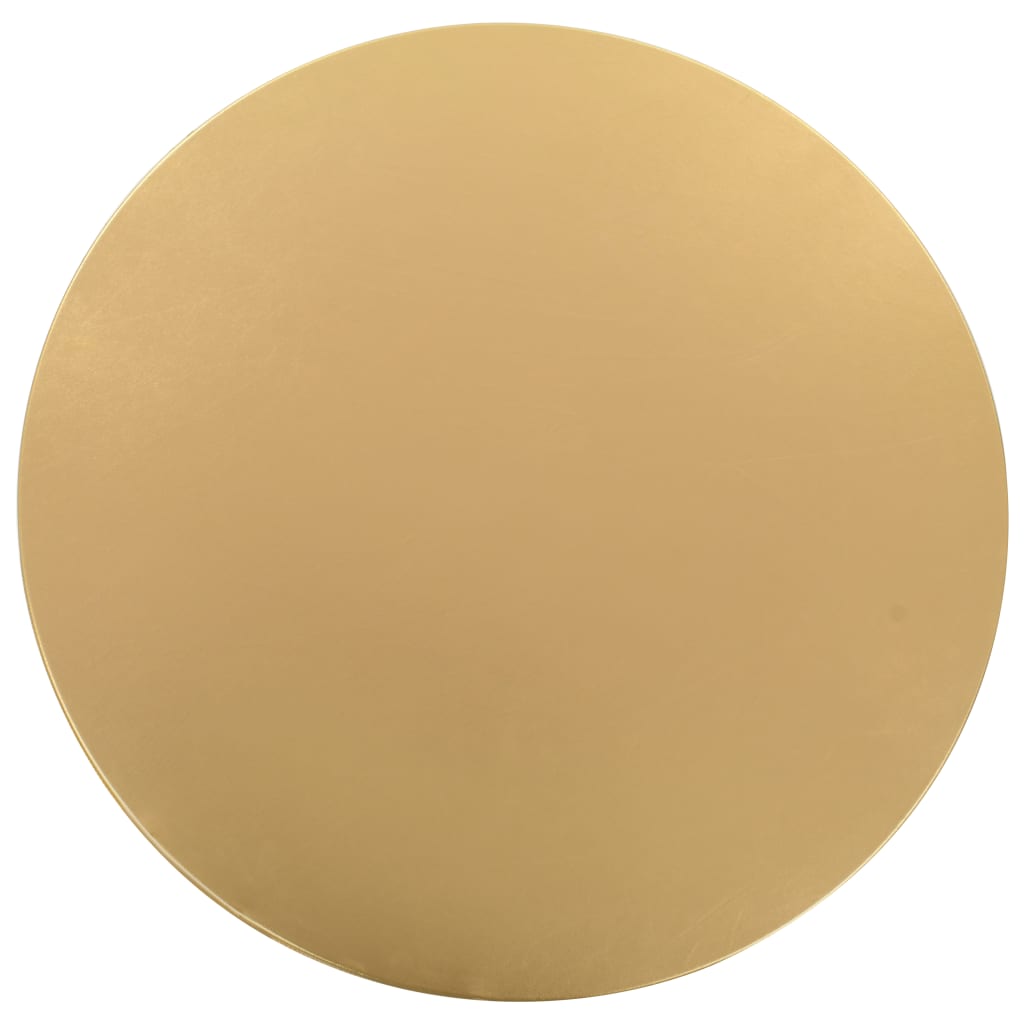 vidaXL 2 Stück Stretch-Tischdecken Golden 60 cm