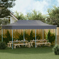 vidaXL Pop-Up-Partyzelt Faltbar 3x6 m Anthrazit