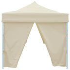 vidaXL Faltzelt Partyzelt Pop-Up mit 8 Seitenwänden 870x291x315 cm Creme