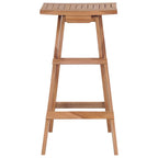 vidaXL Klappbare Barhocker 4 Stk. Massivholz Teak