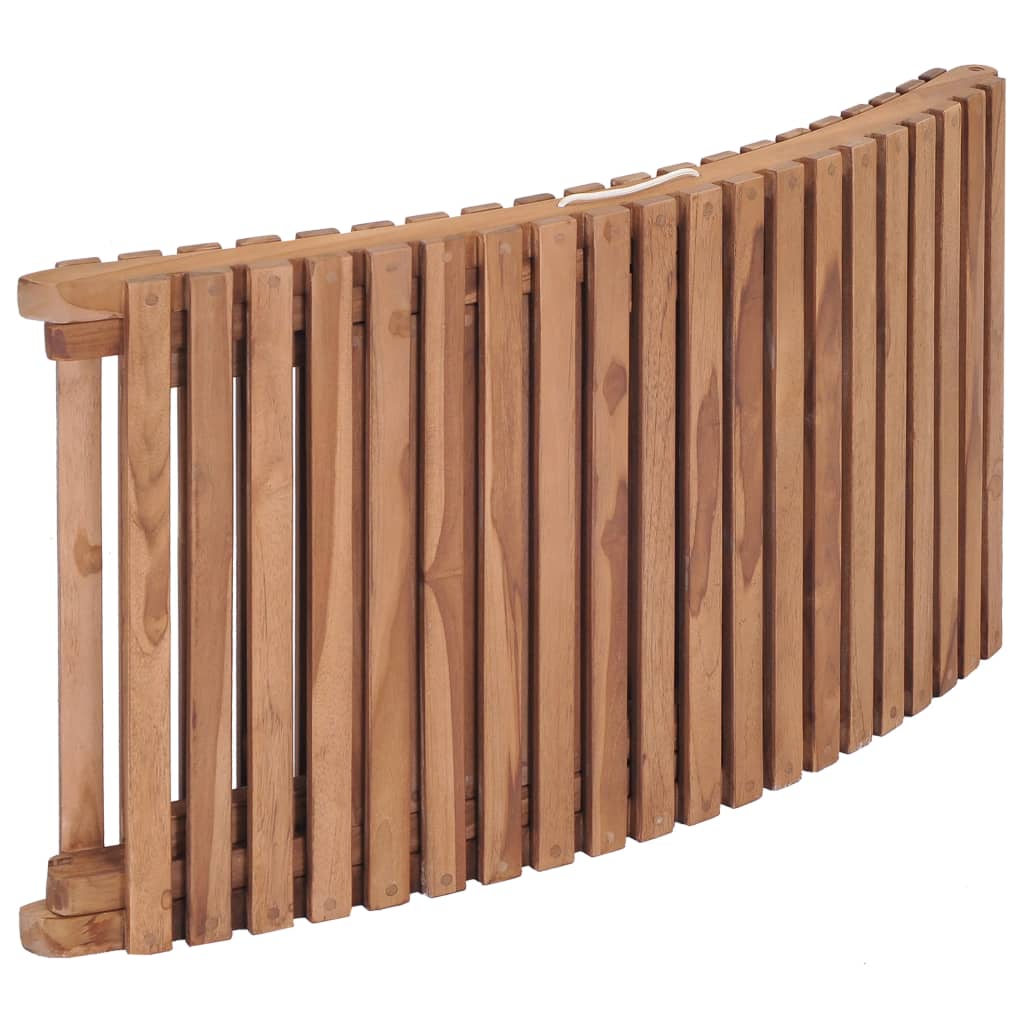 vidaXL Sonnenliege Klappbar Massivholz Teak
