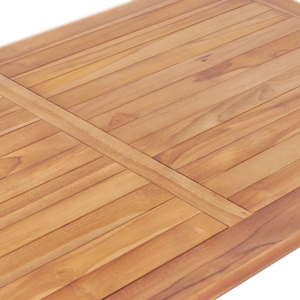 vidaXL Garten-Bartisch 120x65x110 cm Massivholz Teak
