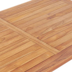 vidaXL Garten-Bartisch 120x65x110 cm Massivholz Teak