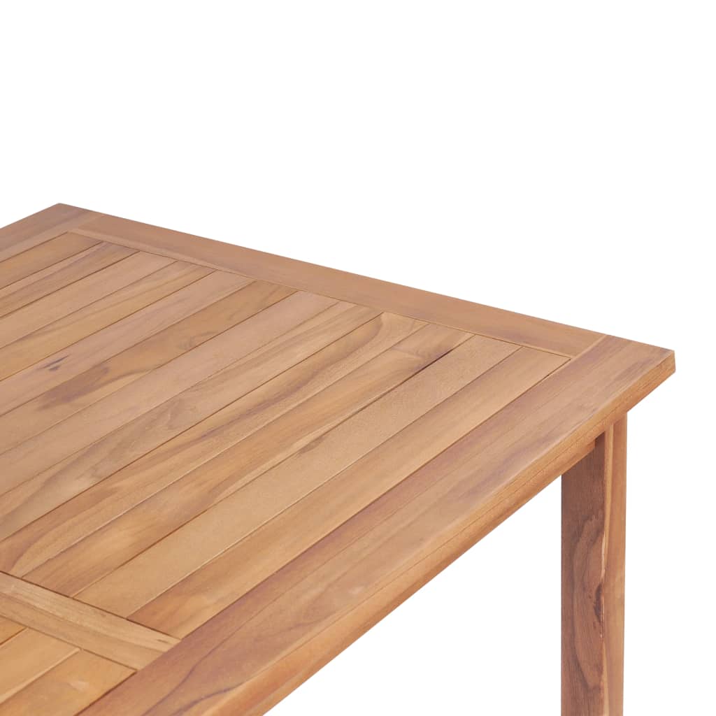 vidaXL Garten-Bartisch 120x65x110 cm Massivholz Teak