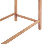 vidaXL Garten-Bartisch 120x65x110 cm Massivholz Teak